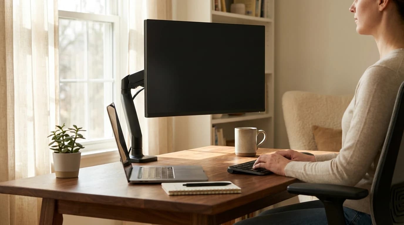 How to Position Your Monitor to Avoid Neck & Eye Strain