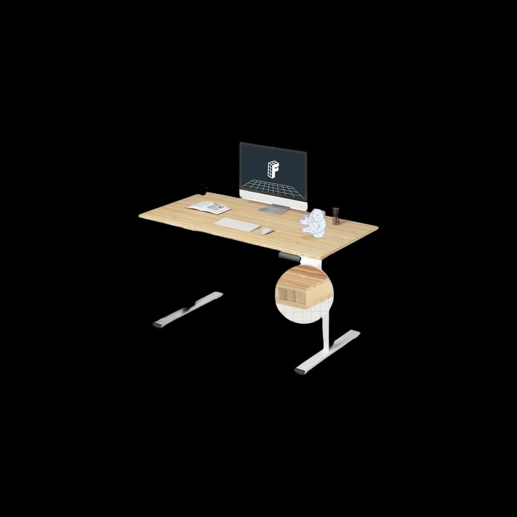 FlexiSpot E6 Bamboo Standing Desk