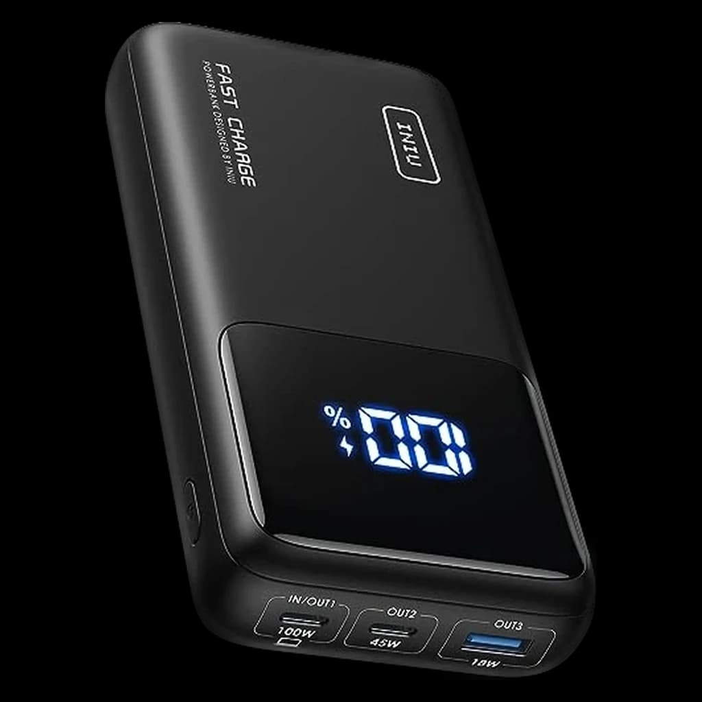 INIU 100W 25,000mAh USB-C Laptop Power Bank