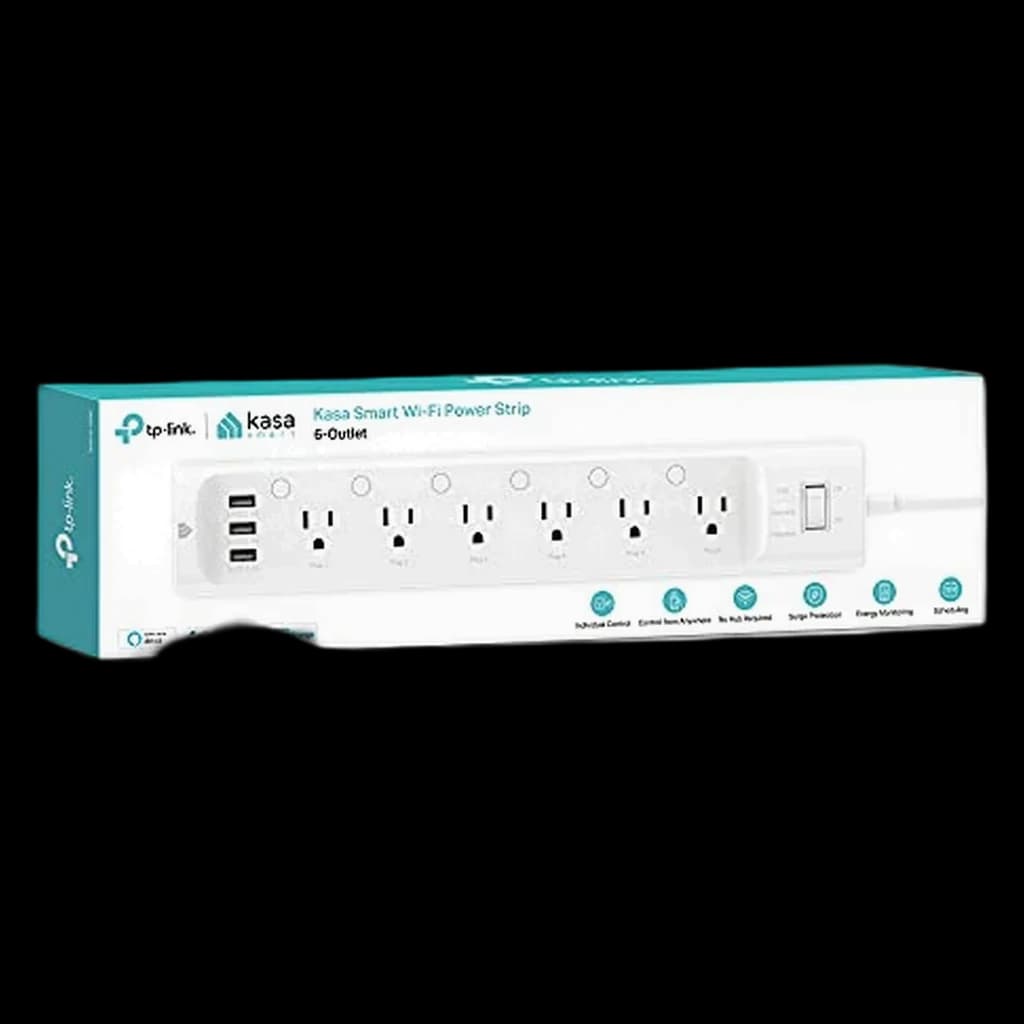 Kasa Smart Power Strip HS300 (6 Outlets, 3 USB, Surge Protection)
