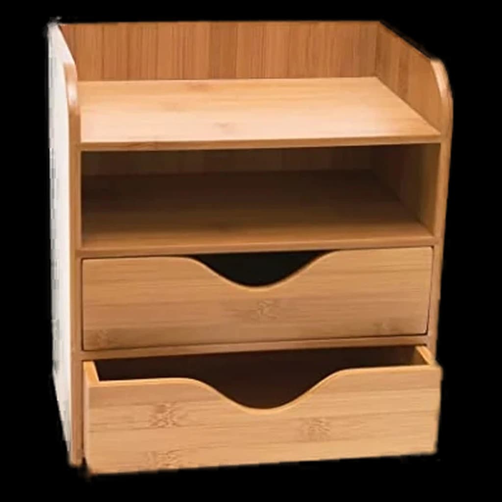 Lipper International 1804 Bamboo 4-Tier Desk Organizer