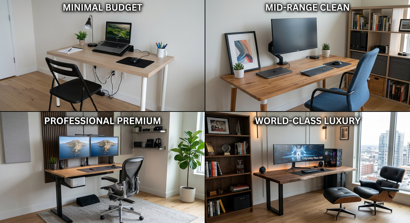 Building a Home Office on Any Budget: $200, $500, $1,000, $2,000